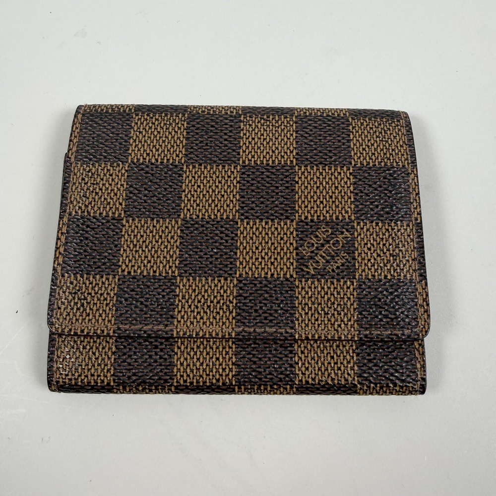 Louis Vuitton Damier Ebene Business Card Holder "Enveloppe Carte de Visite"